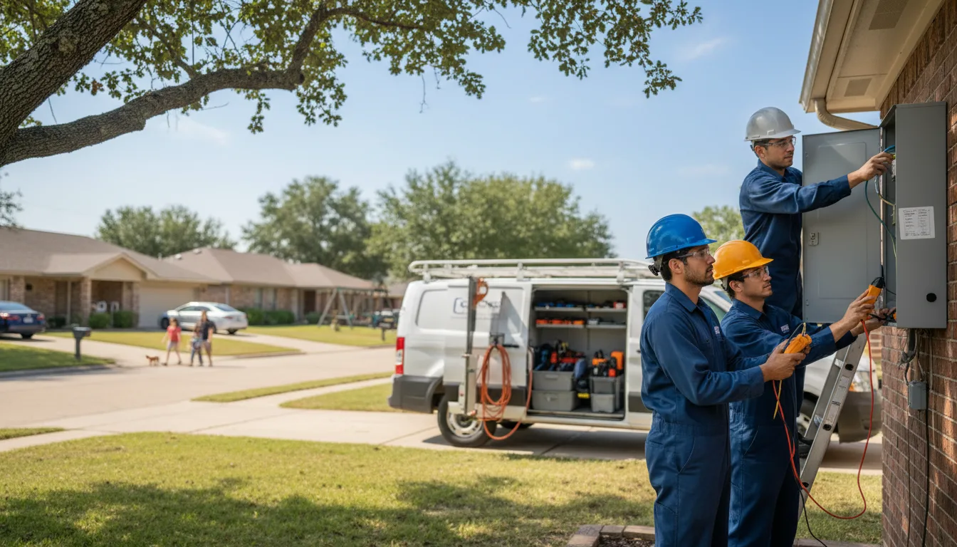 Certified electrician providing emergency electrical services in Vance, AL